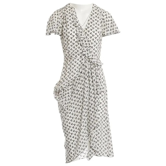 Altuzarra Luxury Silk mid-length dress , Size 38 (US 4 ) Excellent Condition - Picture 6 of 8